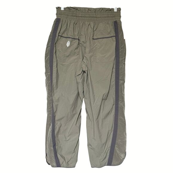Free People Movement "Champ Is Here" Pants Womens Size L Olive Green Lightweight - Picture 4 of 13